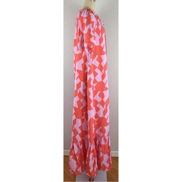 Ivy City Co Haven Maxi Dress In Geometric Print, size Medium - Picture 5 of 14